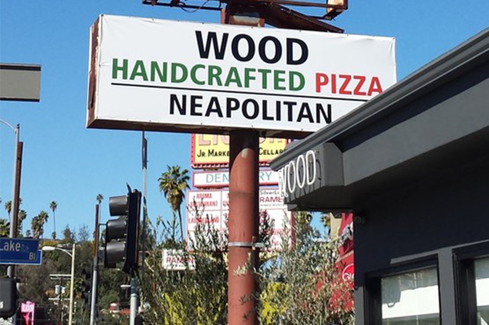 WOOD HANDCRAFTED PIZZA